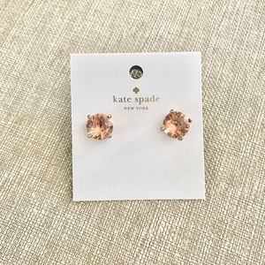 NWOT Kate Spade CZ Stud Earrings